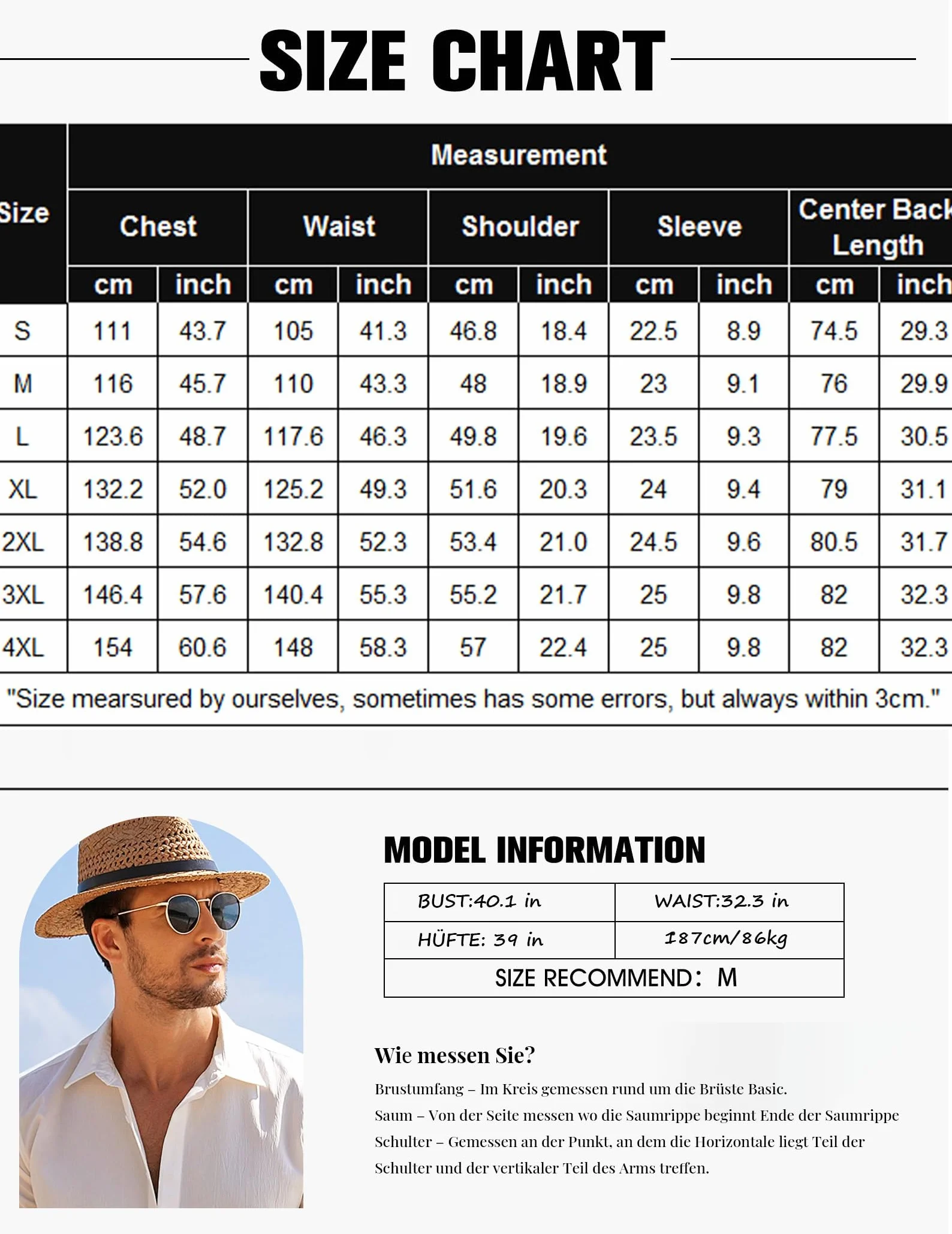 COOFANDY Camisa de Lino para Hombre Manga Corta con Botones Camisa Informal Ajuste Regular Playa Verano