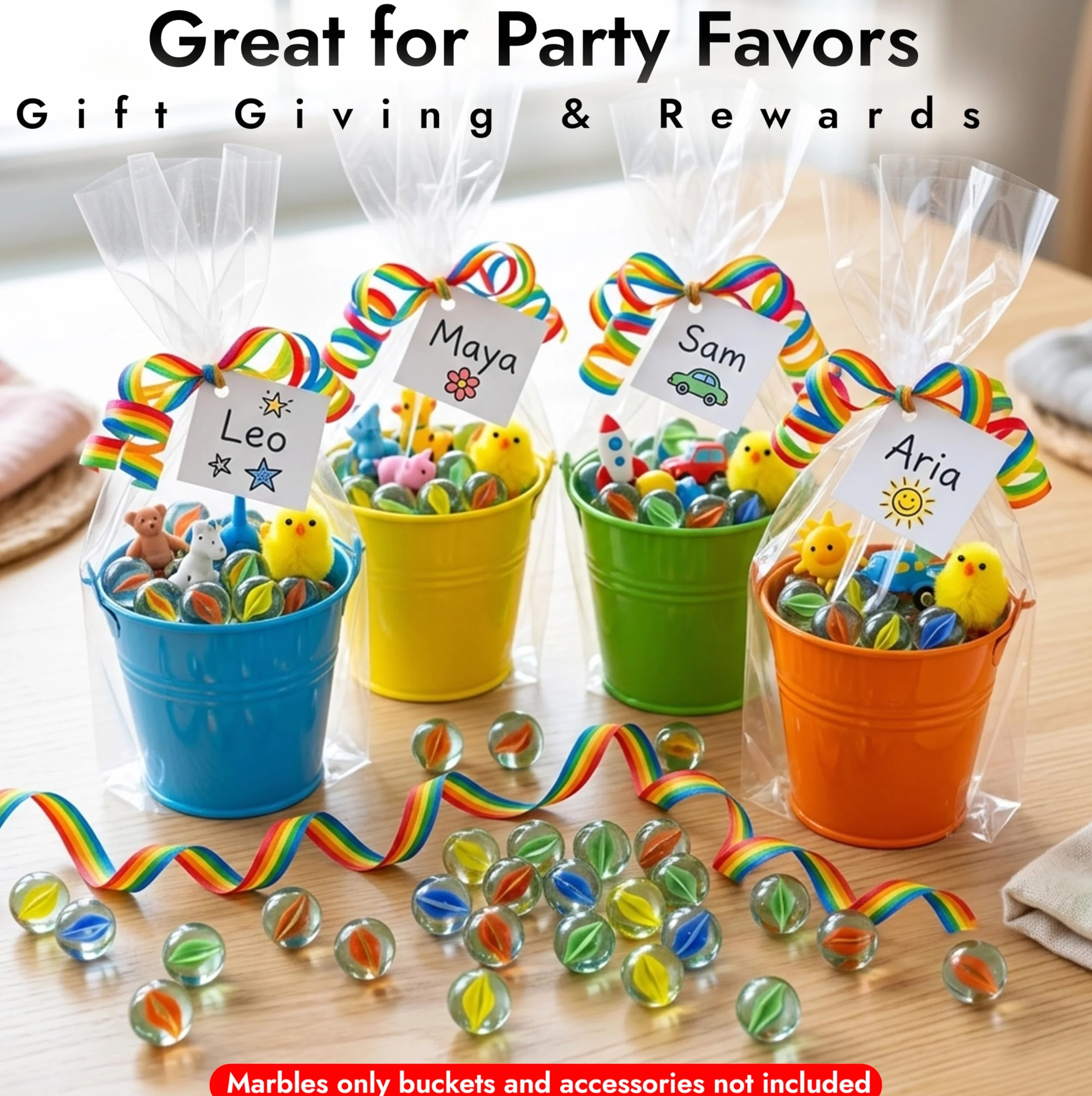 ARSUK Canicas de Cristal 70-80 Pedazos Mármoles de Cristal Coloridos, Juguetes de Bolas de Canicas para Juguetes de la Decoración, Consolas de Juegos, Juego de niños