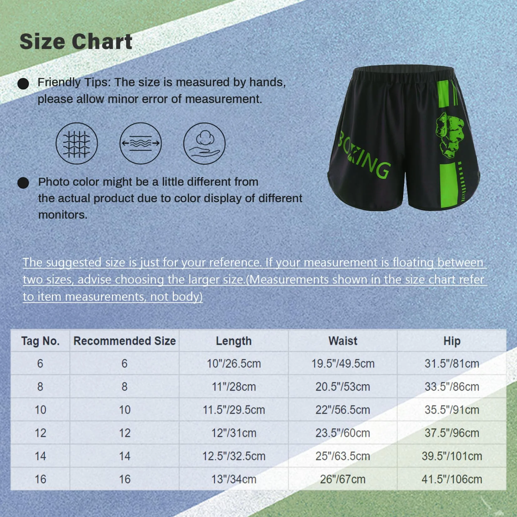Pantalones cortos de boxeo Muay Thai MMA Kick Boxing cintura elástica 5-16 años