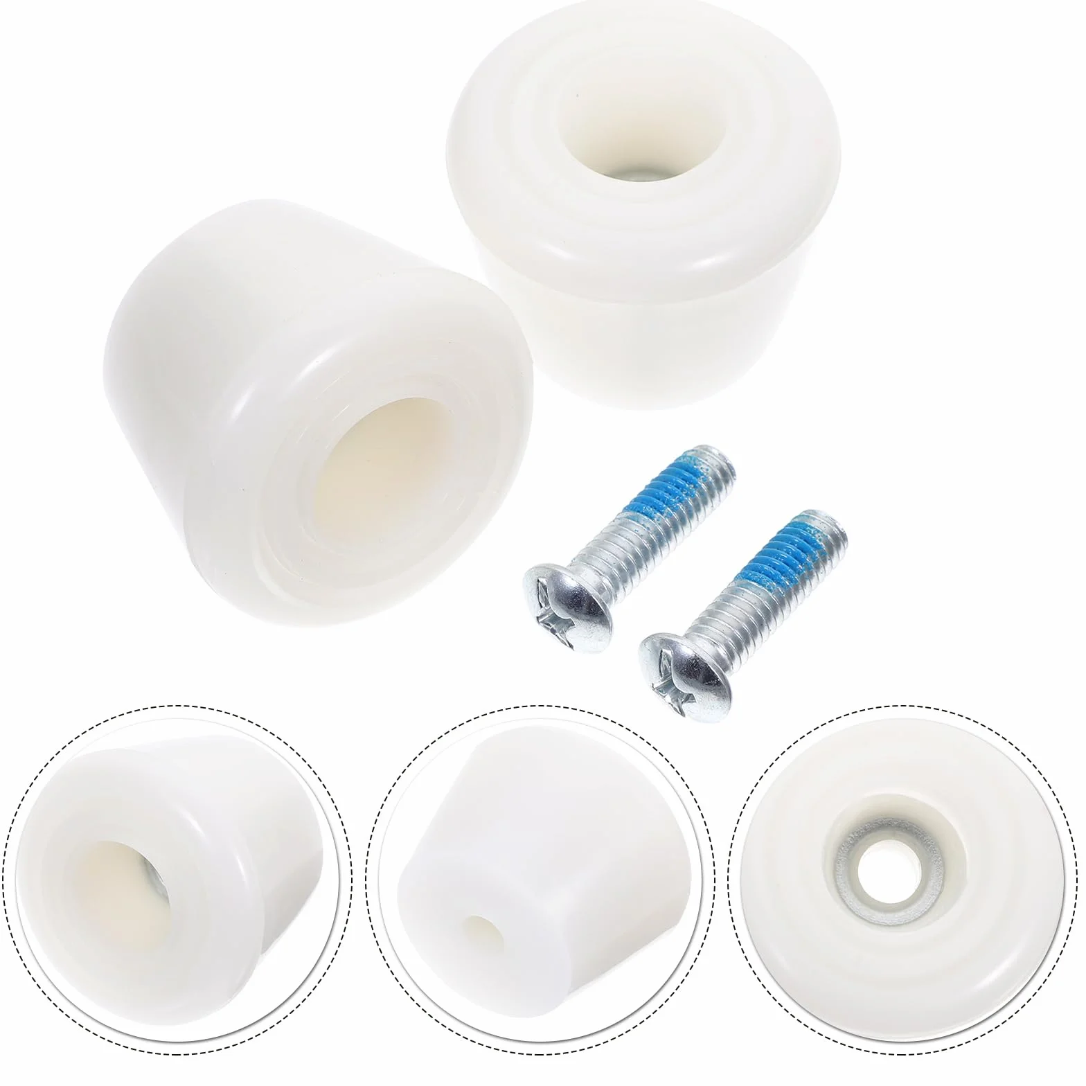 Toddmomy 4 Uds Frenos para Patines Patines De Cuatro Ruedas Color
