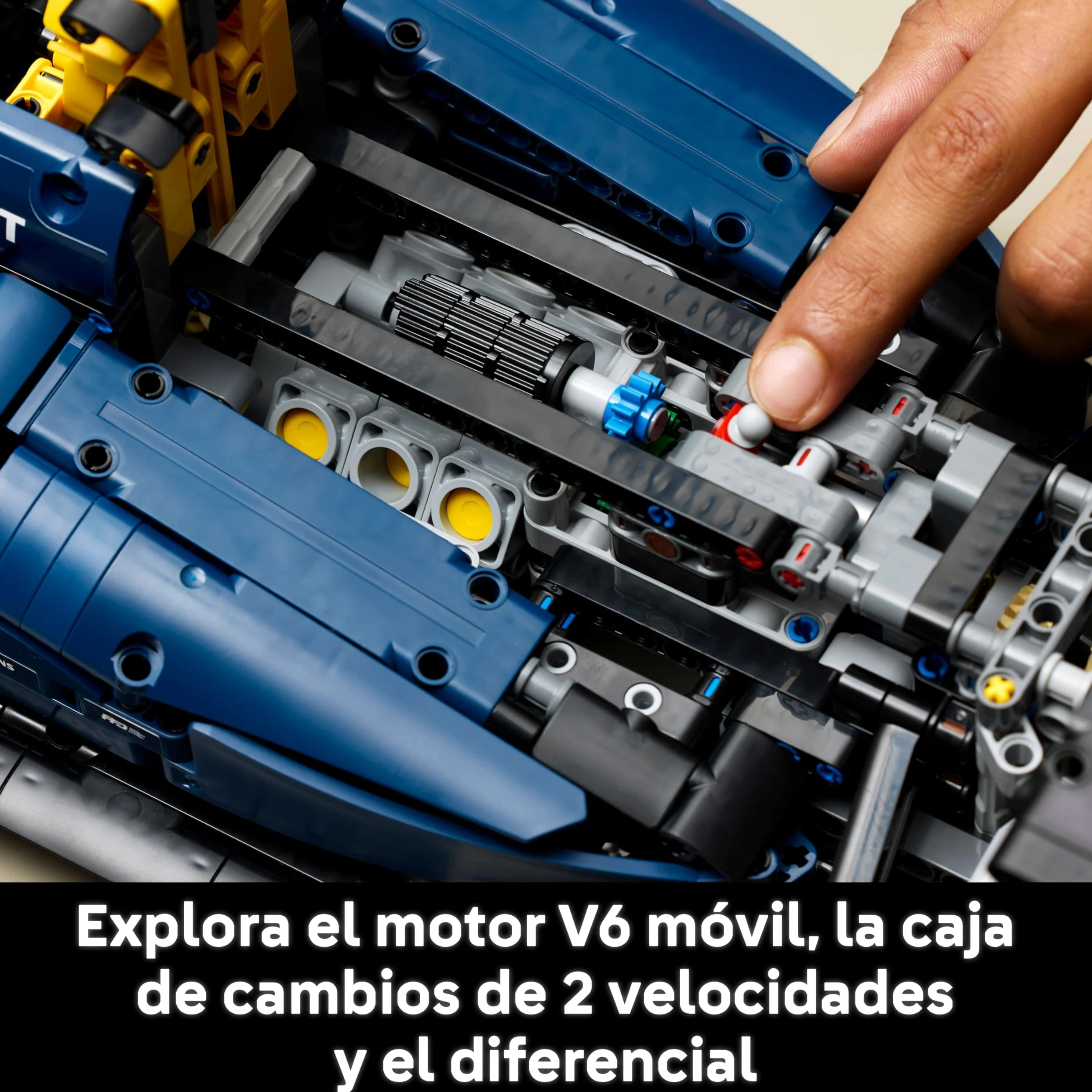 LEGO Technic Coche Oracle Red Bull Racing RB20 F1 Kit de Construcción para Adultos, Maqueta de Coche de Carreras de Fórmula 1 a Escala 1:8 con Motor V6, Regalo para Hombres y Mujeres 42206