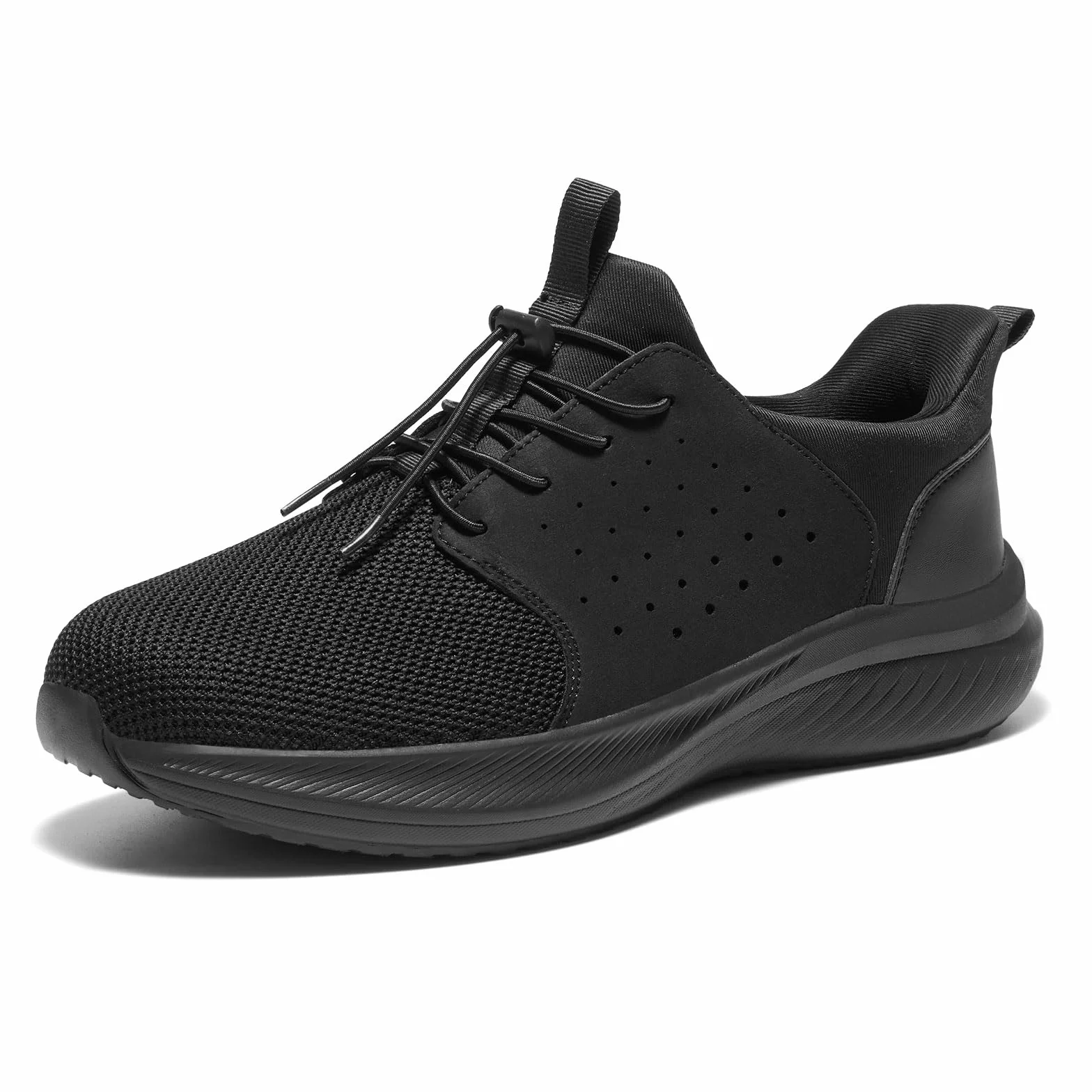 HEEZ Zapatillas de Deporte Slip On Running Hombre Ligeros Transpirables Caminar Bambas Casual Gimnasio Sneakers