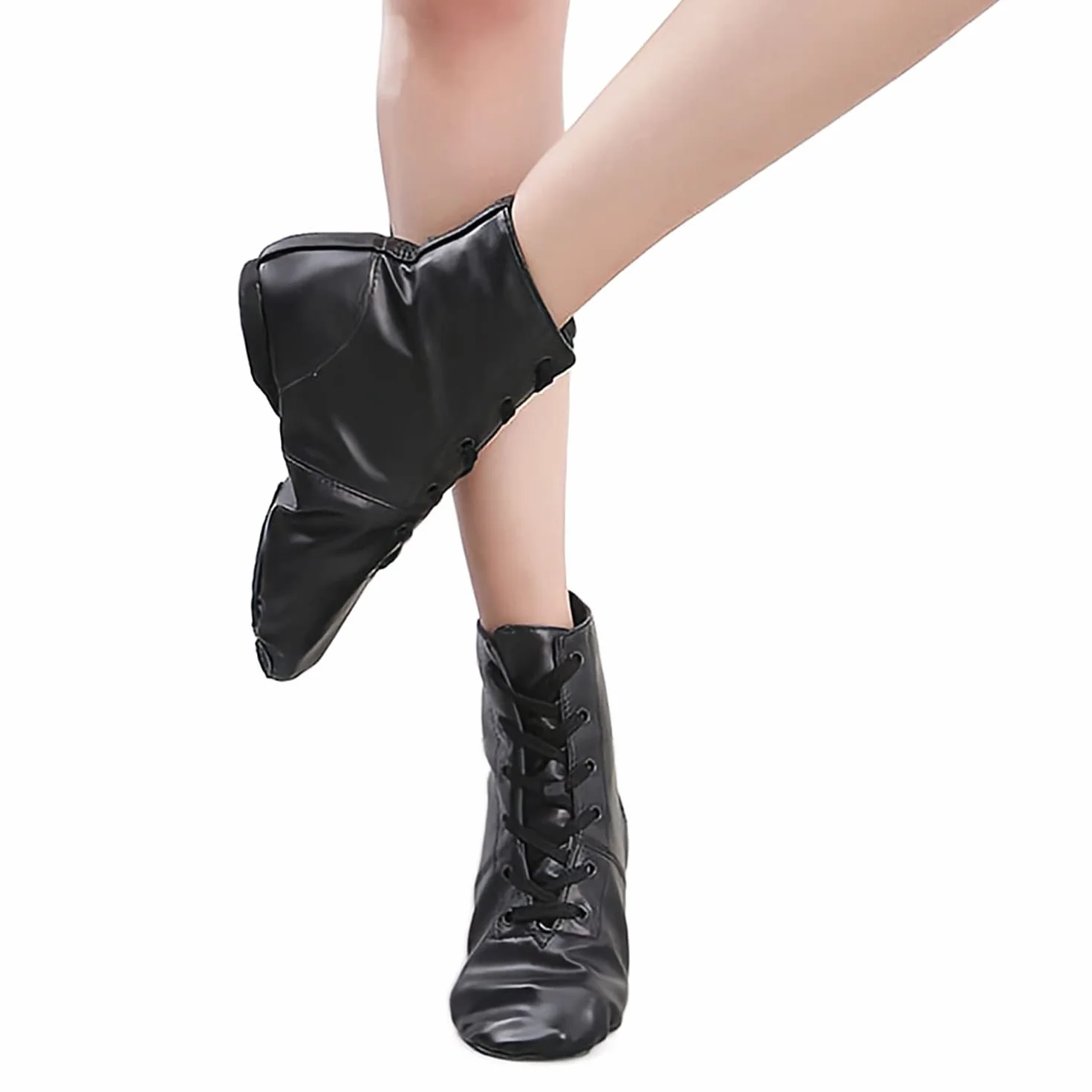Zapatos de Ballet PU Cuero Adultos Mujer Danza Moderno Jazz Gimnasia