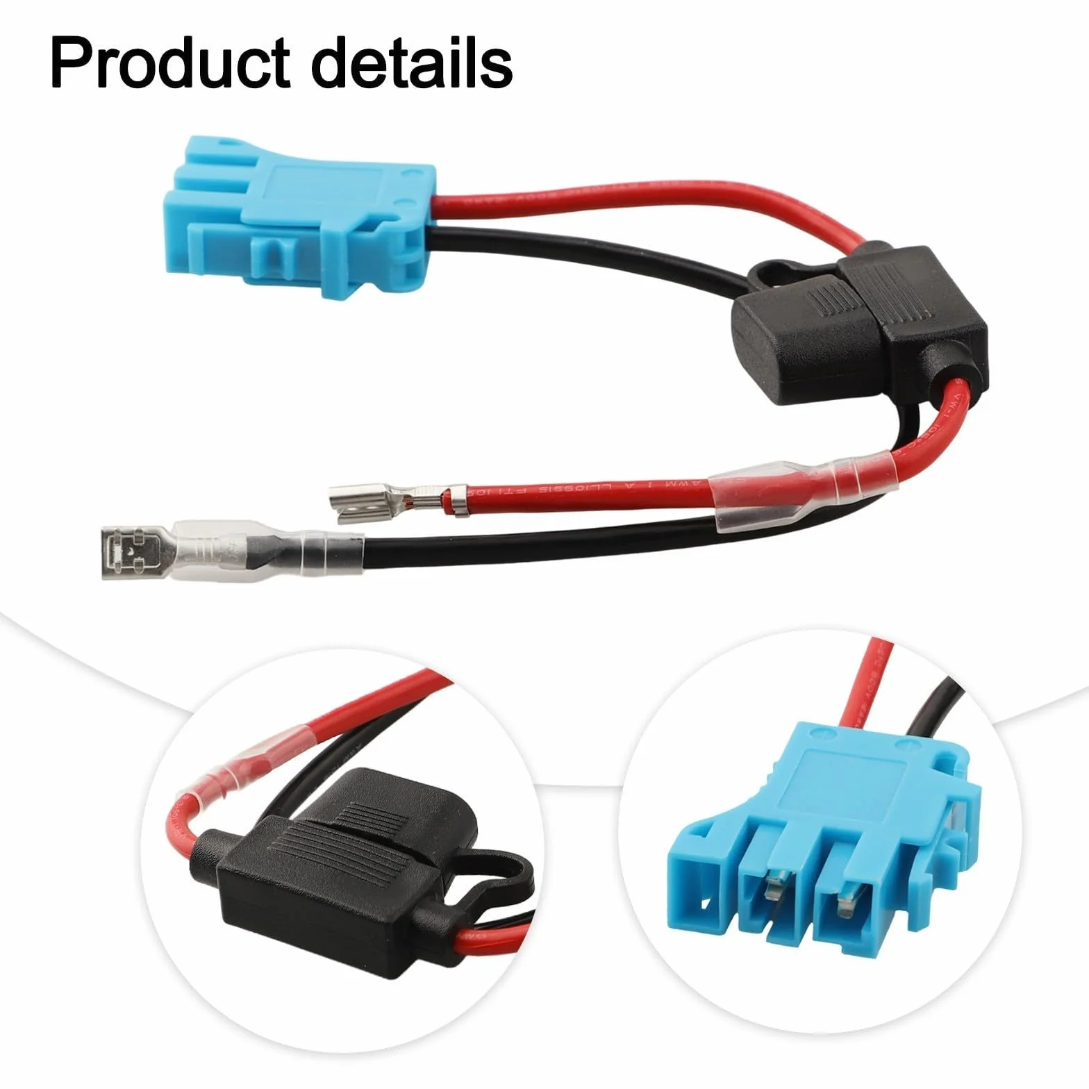 Conector de arnés de cableado esencial diseñado específicamente para maximizar el rendimiento de los juguetes de batería For Peg Perego