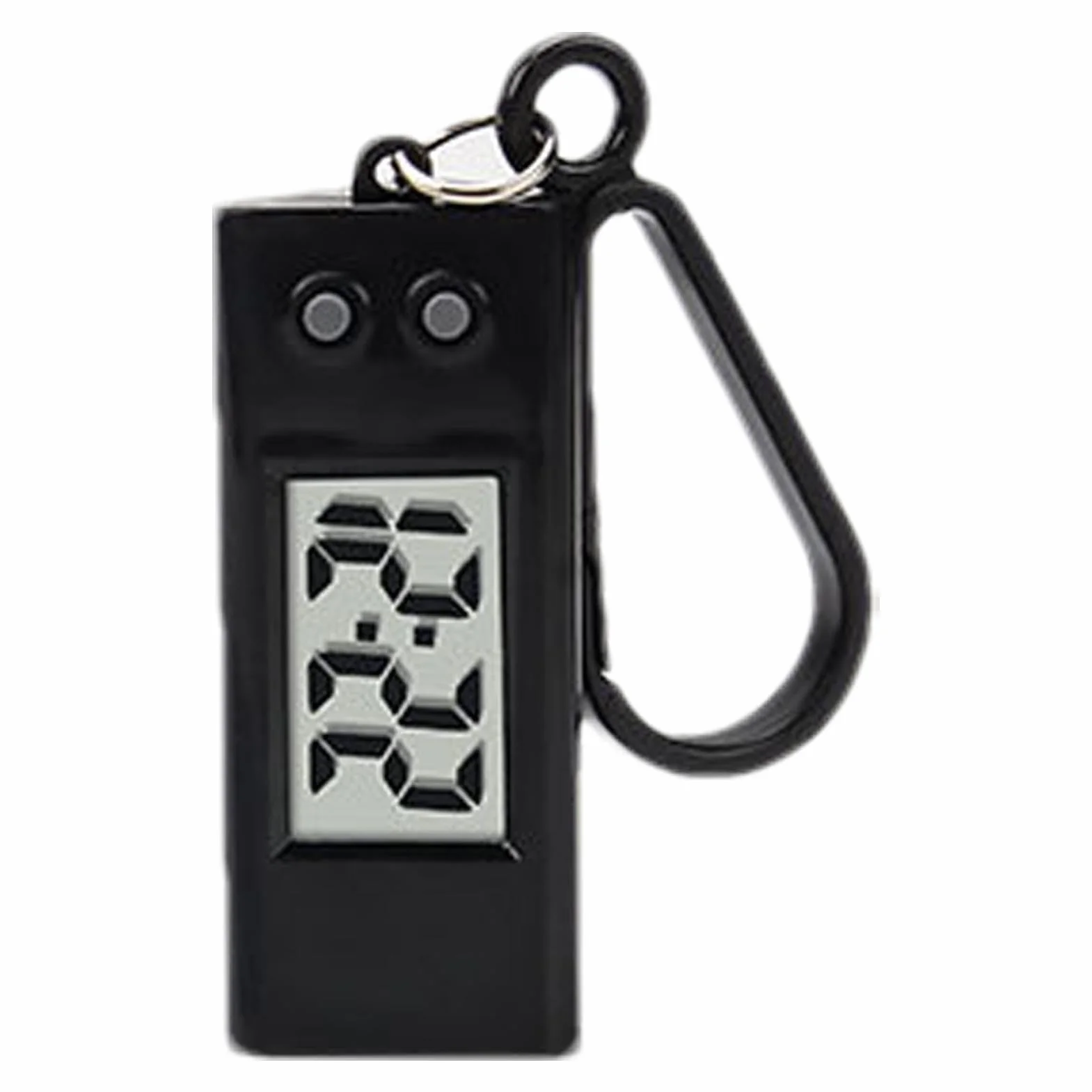 Reloj de Bolsillo Digital con Pantalla Transparente Llavero Preciso