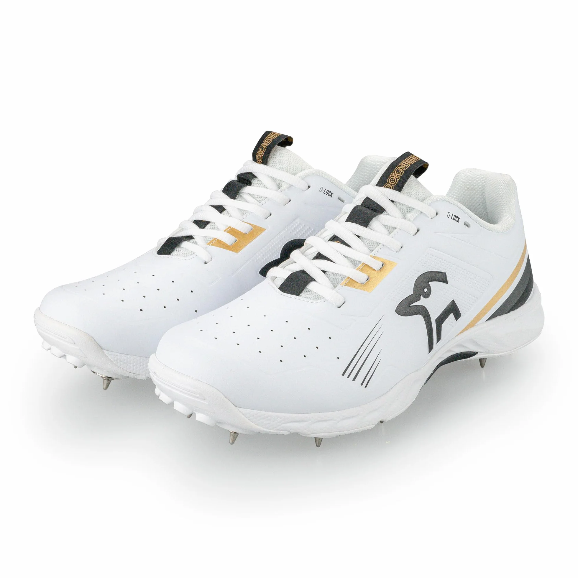 KOOKABURRA KC 3.0 Spike Cricket Shoe - Gold/Black